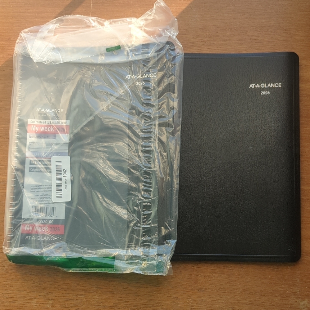 At-A-Glance My Week 2026 8.5x11 Planner. G520-00. New.